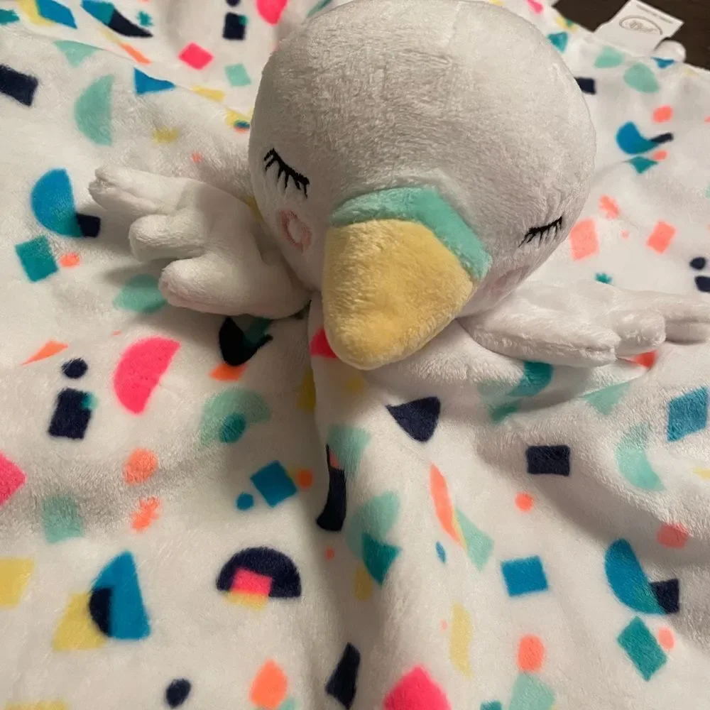Carters Satin Mouse Lovey Oh Joy Swan Lovey